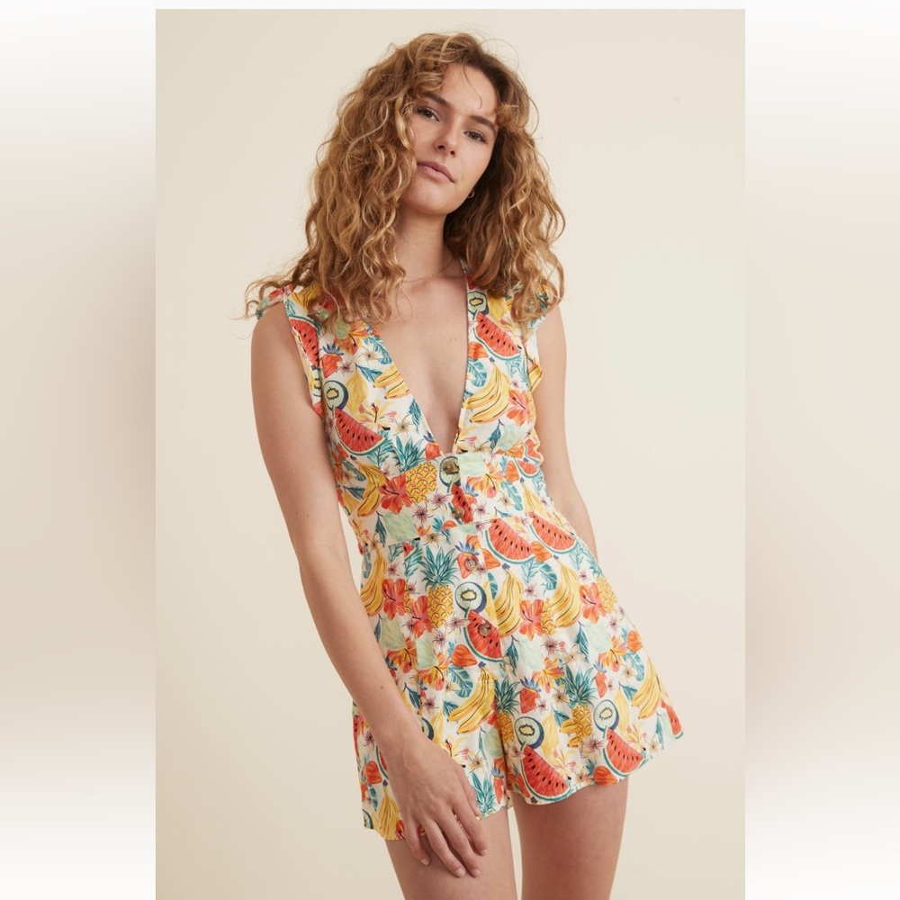 Marine Layer | XS | Camila Floral Romper